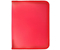 Папка пластиковая на молнии Ласпи, толщина пластика 0,8 мм, красная