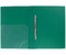 Папка-скоросшиватель пластиковая с пружиной inФормат, толщина пластика 0,7 мм, зеленая