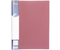 Папка пластиковая с боковым зажимом Forpus, толщина пластика 0,5 мм, розовая