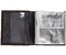 Визитница из натуральной кожи «Кинг» 4327, 115*125 мм, 2 кармана, 18 листов, рифленая темно-коричневая