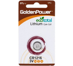 Батарейка литиевая GoldenPower Lithium, СR1216, 3V