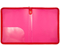 Папка пластиковая на молнии Ласпи, толщина пластика 0,8 мм, красная