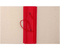 Папка архивная из картона со сшивателем (со шпагатом) , А4, ширина корешка 50 мм, плотность 1240 г/м2, красная