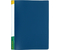 Папка пластиковая на 60 файлов inФормат, толщина пластика 0,6 мм, синяя