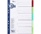 Разделители для папок-регистраторов пластиковые Forpus, 5 л., индексы по цветам (без нумерации)
