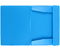 Папка пластиковая на резинке Economix, толщина пластика 0,5 мм, голубая