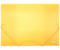 Папка пластиковая на резинке Forpus, толщина пластика 0,45 мм, желтая/оранжевая