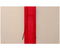 Папка архивная из картона со сшивателем (со шпагатом) , А4, ширина корешка 40 мм, плотность 1240 г/м2, красная