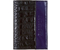 Обложка для паспорта «Кинг» 4334, 95*135 мм, рифленая черная с фиолетовым 