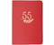 Папка адресная «Финпласт», «55 лет», красная