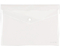 Папка-конверт пластиковая на кнопке Economix А4+, толщина пластика 0,18 мм, прозрачная