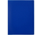 Папка пластиковая на 40 файлов «Стамм.», толщина пластика 0,5 мм, синяя