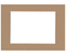 Паспарту картонное «Палитра», 15*21 (21*30) см, песочное
