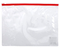 Папка-конверт пластиковая на молнии Sponsor А4+, 240*320 мм, толщина пластика 0,14 мм, прозрачная