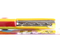 Ножницы детские фигурные «Цветик», 135 мм, «Ручей»