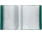 Папка пластиковая на 80 файлов inФормат, толщина пластика 0,8 мм, зеленая