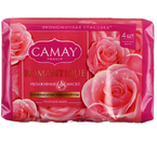 Мыло туалетное Camay, 4 шт.×75 г., Romantique, с ароматом французской розы