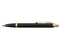 Ручка подарочная шариковая Parker IM Black GT, корпус черный, золотая отделка