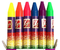 Карандаши масляные флуоресцентные «Луч», 6 цветов, 6 шт., диаметр 9,5 мм, длина 90 мм