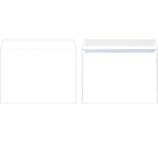 Конверт почтовый 229×324 мм (С4), силикон, чистый, запечатка