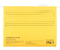 Папка подвесная для картотек Economix, 310*240 мм, 345 мм, желтая