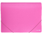 Папка пластиковая на резинке Economix, толщина пластика 0,5 мм, розовая