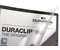 Папка пластиковая с клипом Durable Duraclip, А4, 60 л., толщина пластика 0,4 мм, черная