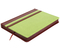 Ежедневник недатированный «Сариф/Пристин», 145*210 мм, 160 л., светло-зеленый с коричневым