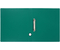 Папка пластиковая на 2-х кольцах inФормат, толщина пластика 0,7 мм, зеленая