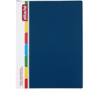 Папка-скоросшиватель пластиковая с пружиной Attache, толщина пластика 0,7 мм, синяя