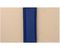 Папка архивная из картона со сшивателем (без шпагата), А4, ширина корешка 70 мм, плотность 1240 г/м2, синяя