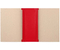 Папка архивная из картона со сшивателем (без шпагата), А4, ширина корешка 100 мм, плотность 1240 г/м2, красная