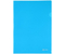 Папка-уголок пластиковая «Вышиванка» А4+ , толщина пластика 0,18 мм, голубая