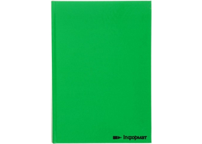 Блокнот-тетрадь общая А5, 60 л. inФормат, 150×205 мм, клетка, зеленая