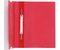 Папка-скоросшиватель пластиковая А5 Economix, 188*220 мм, толщина пластика 0,16 мм, красная