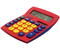 Калькулятор карманный 8-разрядный Citizen SDC-450N, красный с синим