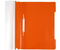 Папка-скоросшиватель пластиковая А4 Sponsor, толщина пластика 0,12 мм, оранжевая