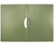 Папка пластиковая с клипом Barocco, толщина пластика 0,45 мм, зеленая