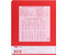 Тетрадь школьная А5, 12 л. на скобе «Школьная», 165*202 мм, клетка, красная (белизна бумаги менее 80%)