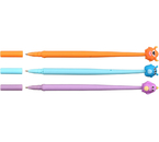 Ручка шариковая Meshu (гибкий корпус), Monster, корпус ассорти, стержень синий, в индивидуальной упаковке