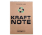Блокнот на гребне Kraft Note, 200*292 мм, 80 л., клетка