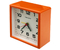 Часы настольные с будильником «Тройка», корпуc оранжевый