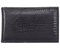 Визитница из натуральной кожи «Кинг» 4319, 110*70 мм, 1 карман, 18 листов, рифленая черная