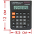 Калькулятор 10-разрядный Citizen SDC-022S компактный, черный