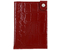 Футляр для паспорта «Кинг» 6053, 100*140 мм, рифленый, глянцевый, бордовый