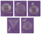 Тетрадь общая А5, 48 л. на скобе Total Lilac. «Лабиринты», 160*200 мм, клетка, ассорти