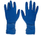 Перчатки латексные одноразовые Flexy Gloves A.D.M, размер ХL, 25 пар (50 шт.), синие