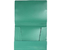 Папка пластиковая на резинке Sponsor, толщина пластика 0,4 мм, зеленая