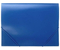 Папка пластиковая на резинке Sponsor, толщина пластика 0,5 мм, синяя