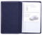 Визитница из искусственной кожи «Сариф», 110*190 мм, 3 кармана, 10 листов, темно-синяя